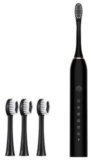 Электрическая зубная щетка Sonic Toothbrush Smarter X-3 черный матовый 