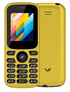 Сотовый телефон Vertex M124, желтый