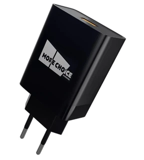 Сетевое зарядное устройство More choice NC52QC черный 