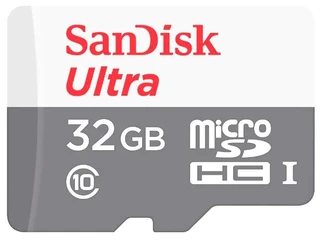 Карта памяти microSDHC 32Гб SanDisk Ultra 