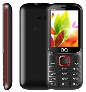 Сотовый телефон BQ 2440 Step L+ Черный/Красный