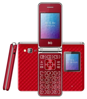 Сотовый телефон BQ 2446 Dream Duo Красный 