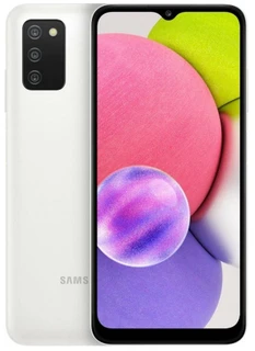Смартфон 6.5" Samsung Galaxy A03S 4Гб/64Гб белый 