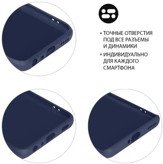 Чехол-книжка DF rmFlip-21 для Realme C21Y/C25Y, синий 