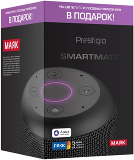 Умная колонка Prestigio Smartmate Маяк Edition, черный 