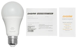 Умная лампа DIGMA DiLight E27 N1 E27 8Вт 800lm Wi-Fi 