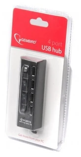 Концентратор USB Gembird UHB-U2P4-02 