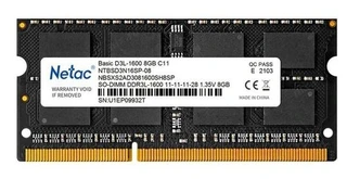 Оперативная память Netac DDR3L NTBSD3N16SP-08 8GB
