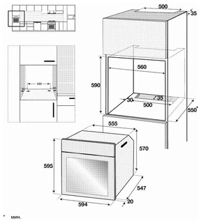 Электрический духовой шкаф Beko BIM15300XPS 