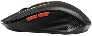 Мышь беспроводная Nakatomi Navigator MRON-08UBT, черный/красный 