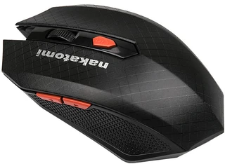 Мышь беспроводная Nakatomi Navigator MRON-08UBT, черный/красный 
