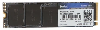 SSD накопитель М.2" Netac NV2000 512GB (NT01NV2000-512-E4X)