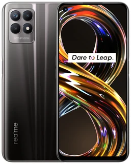 Смартфон 6.6" Realme 8i 4/64GB Space Black 