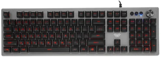 Клавиатура игровая AULA F2028, чёрный/серый 