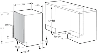 Встраиваемая посудомоечная машина Gorenje GV520E10 