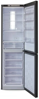 Холодильник Бирюса W880NF, матовый графит 