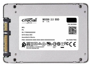 SSD накопитель Crucial CT1000MX500SSD1 1Tb 