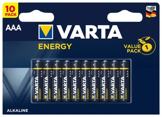 Батарейки VARTA Energy ААА 10шт/уп 