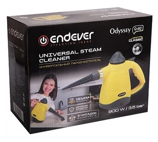 Пароочиститель Endever Q-442, желтый/черный 