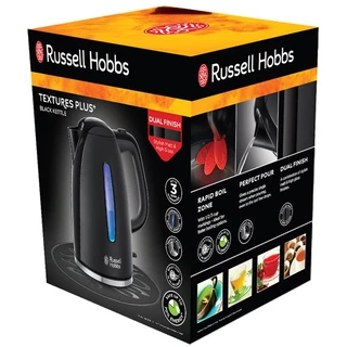 Чайник Russell Hobbs Textures, черный 