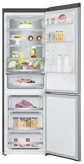 Холодильник LG GA-B459SMUM серебристый 
