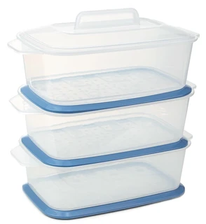 Пароварка CENTEK CT-1462, белый/голубой 