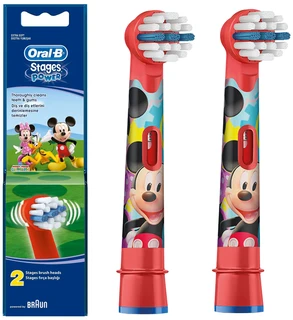 Насадка для зубной щетки Oral-B Kids Stages Cars Miki Princess 