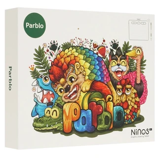 Графический планшет Parblo Ninos S А6 черный/зеленый 