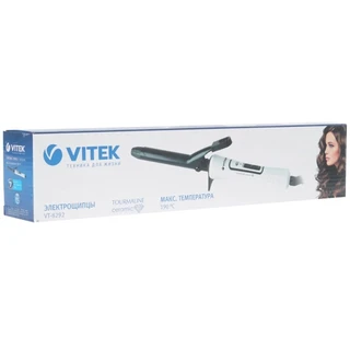 Щипцы для завивки волос VITEK VT-8292, белый 