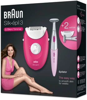 Эпилятор Braun SE 3-420 + Trimmer 