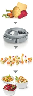 Электромясорубка Bosch MFW68680, черный/серый 