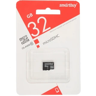 Карта памяти Smartbuy microSDHC 32GB 