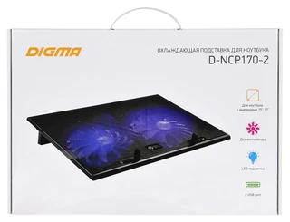 Подставка для ноутбука до 17.3" DIGMA D-NCP170-2 