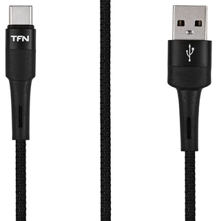 Кабель TFN TFN-C-ENV-AC1MBK USB - Type-C, 1.2 м, 2 А, черный