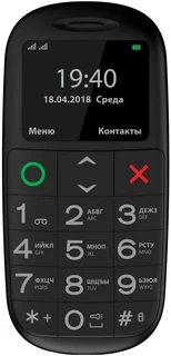 Сотовый телефон Vertex C312, черный 