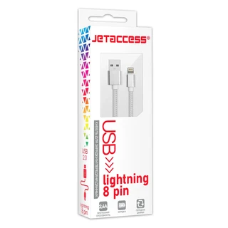 Кабель Jet.A USB2.0 Am - Lightning (8-pin) 