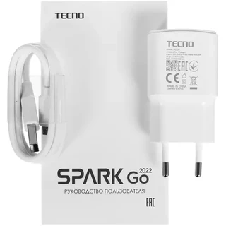 Смартфон 6.52" TECNO Spark Go 2/32GB Silver 