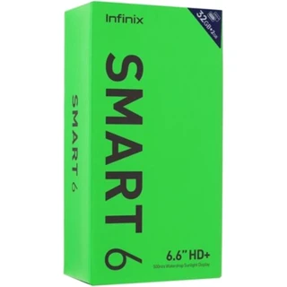 Смартфон 6.6" Infinix SMART 6 2/32GB Light Sea Green 