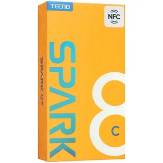 Смартфон 6.6" TECNO Spark 8C 4/64GB Diamond Gray 