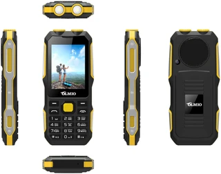 Сотовый телефон OLMIO X02 черный-желтый 