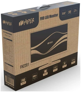 Монитор 21.5" HIPER FH2201 Black 