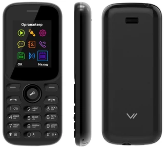Сотовый телефон Vertex M124, сине-белый 