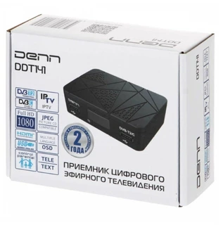 Ресивер DVB-T2 DENN DDT141 