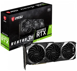Видеокарта MSI NVIDIA  GeForce RTX 3070,  RTX 3070 VENTUS 3X 8G OC LHR 