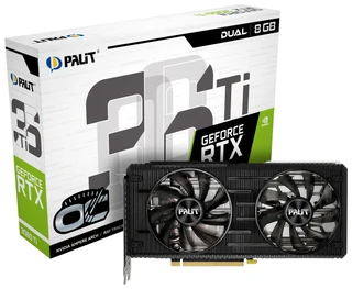 Видеокарта Palit NVIDIA GeForce RTX 3060 Ti DUAL OC 
