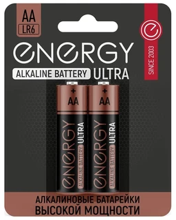 Батарейки Energy Ultra LR6-2BL 