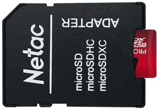 Карта памяти microSDHC 32Гб Netac P500 Extreme Pro 