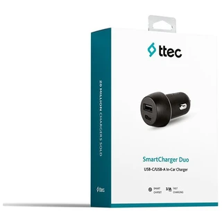 Автомобильное зарядное устройство ttec SmartCharger Duo 