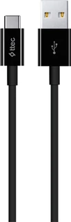 Кабель ttec 2DK12S USB - Type-C, 1.2 м, 2 А, черный
