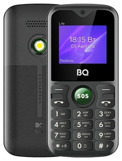 Сотовый телефон BQ 1853 Life Чёрный/Зеленый